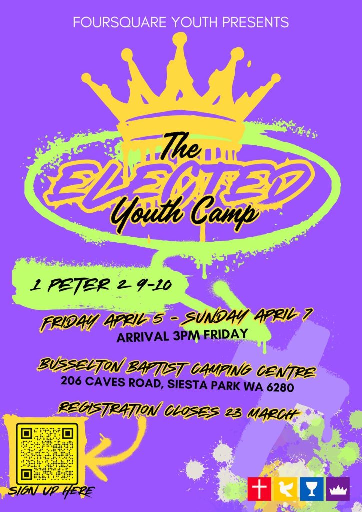 Foursquare WA Youth Camp April 5-7 2024, 